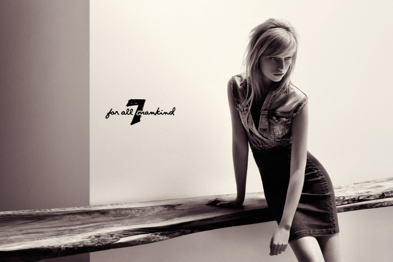 Cato van Ee featured in  the 7 For All Mankind advertisement for Spring/Summer 2010