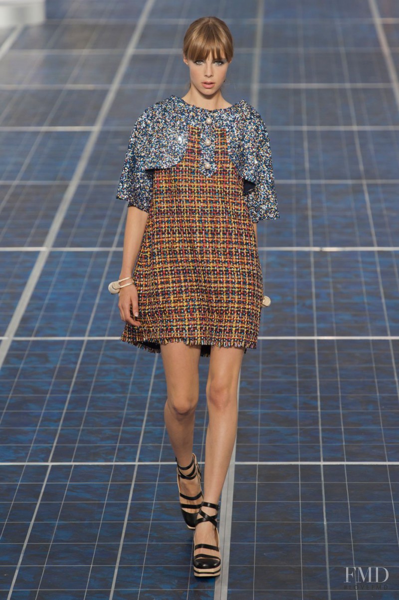 Edie Campbell featured in  the Chanel fashion show for Spring/Summer 2013
