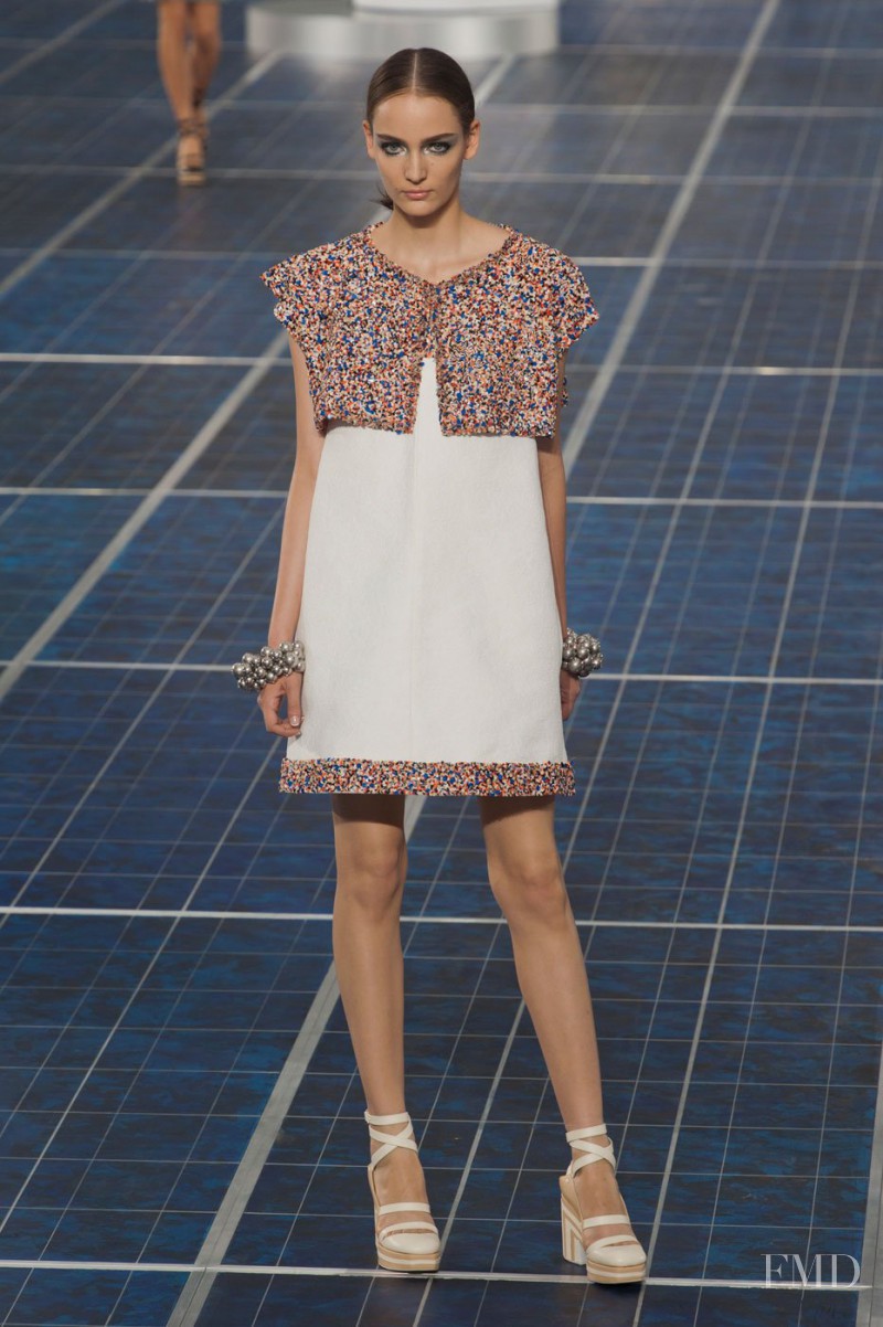Zuzanna Bijoch featured in  the Chanel fashion show for Spring/Summer 2013