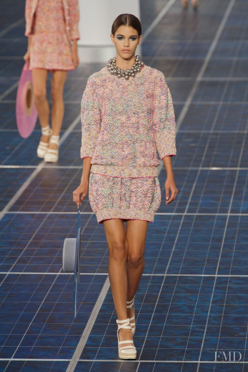 Pauline Hoarau featured in  the Chanel fashion show for Spring/Summer 2013