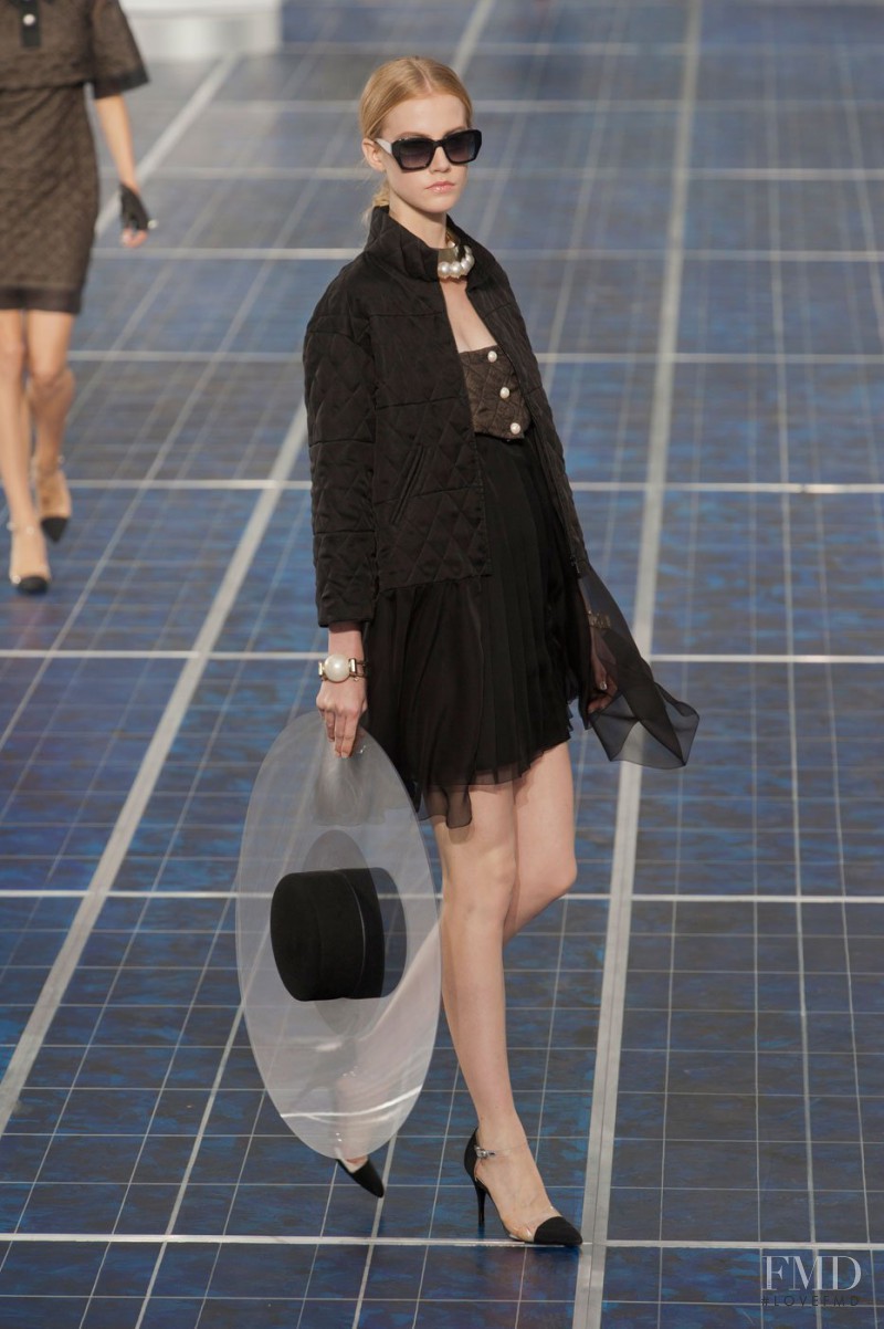 Lauren Bigelow featured in  the Chanel fashion show for Spring/Summer 2013