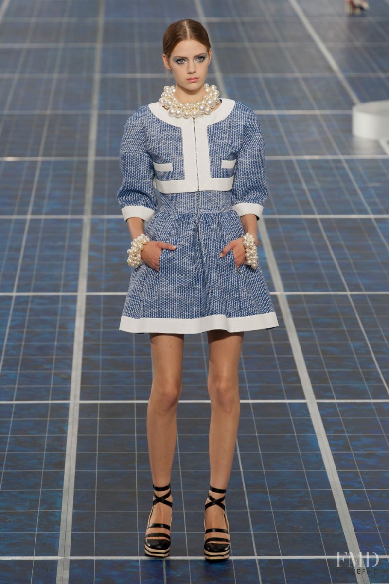 Esther Heesch featured in  the Chanel fashion show for Spring/Summer 2013