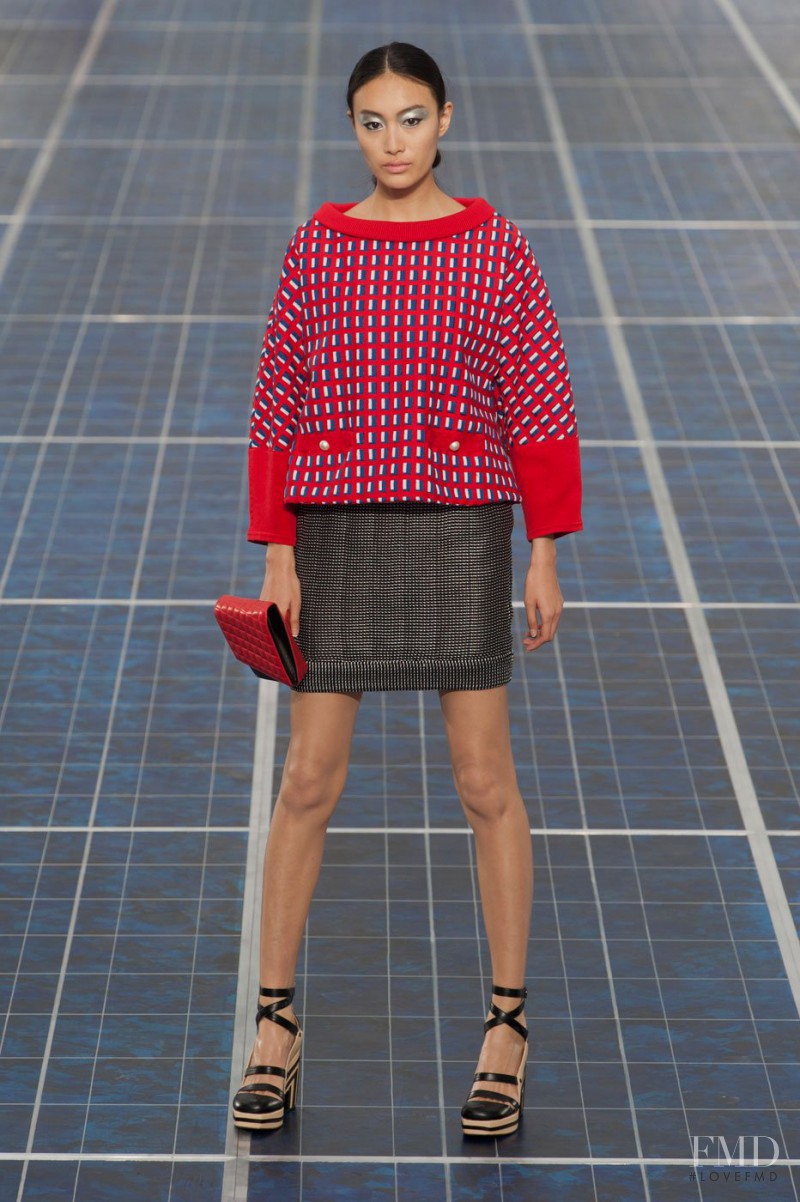 Shu Pei featured in  the Chanel fashion show for Spring/Summer 2013