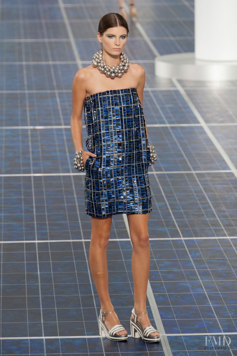 Ava Smith featured in  the Chanel fashion show for Spring/Summer 2013