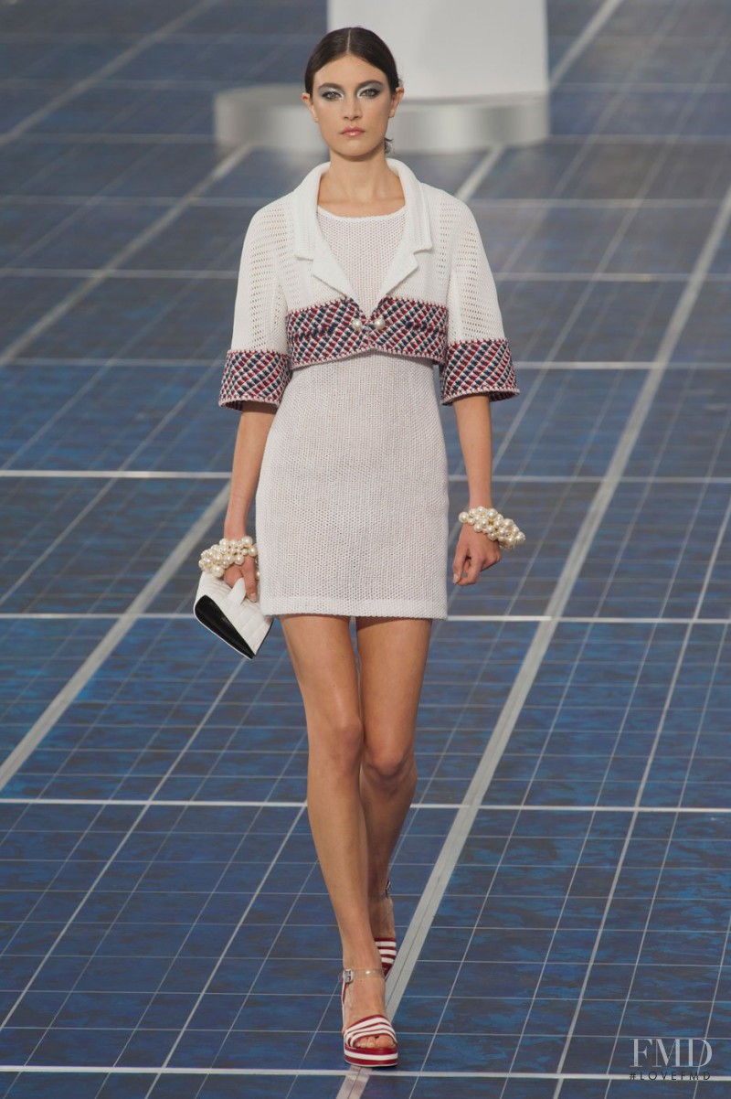 Jacquelyn Jablonski featured in  the Chanel fashion show for Spring/Summer 2013