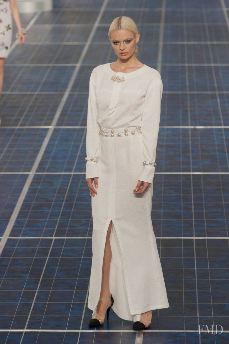 Stef van der Laan featured in  the Chanel fashion show for Spring/Summer 2013