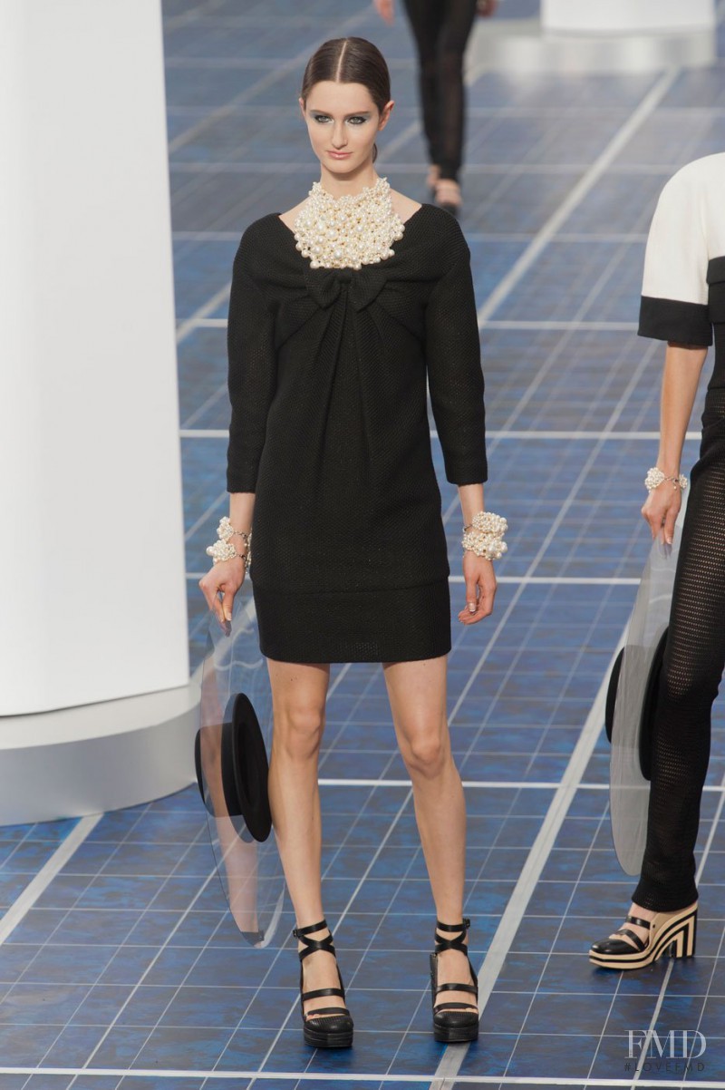 Mackenzie Drazan featured in  the Chanel fashion show for Spring/Summer 2013