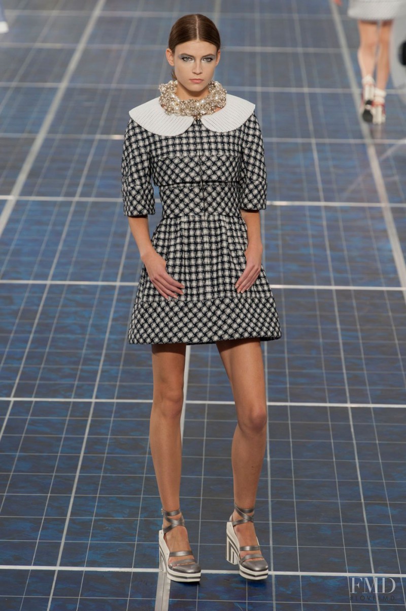 Yulia Serzhantova featured in  the Chanel fashion show for Spring/Summer 2013