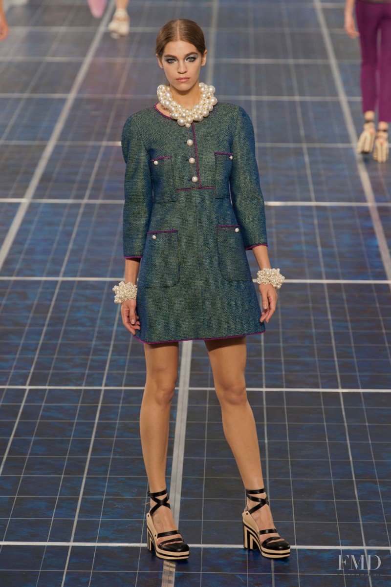 Samantha Gradoville featured in  the Chanel fashion show for Spring/Summer 2013