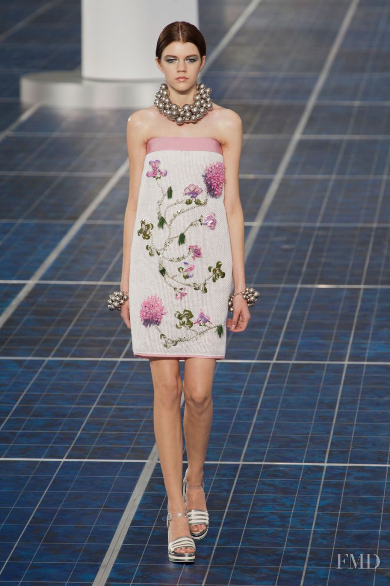 Antonia Wesseloh featured in  the Chanel fashion show for Spring/Summer 2013