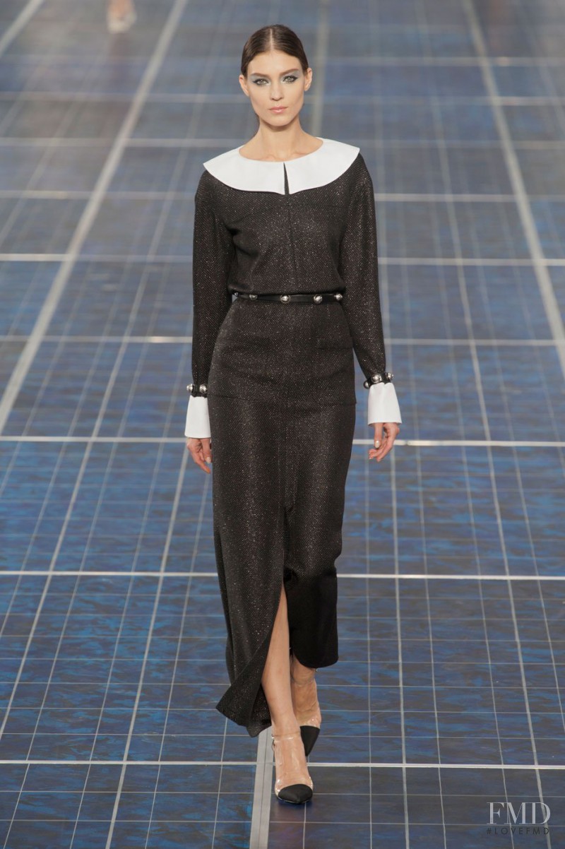 Kati Nescher featured in  the Chanel fashion show for Spring/Summer 2013