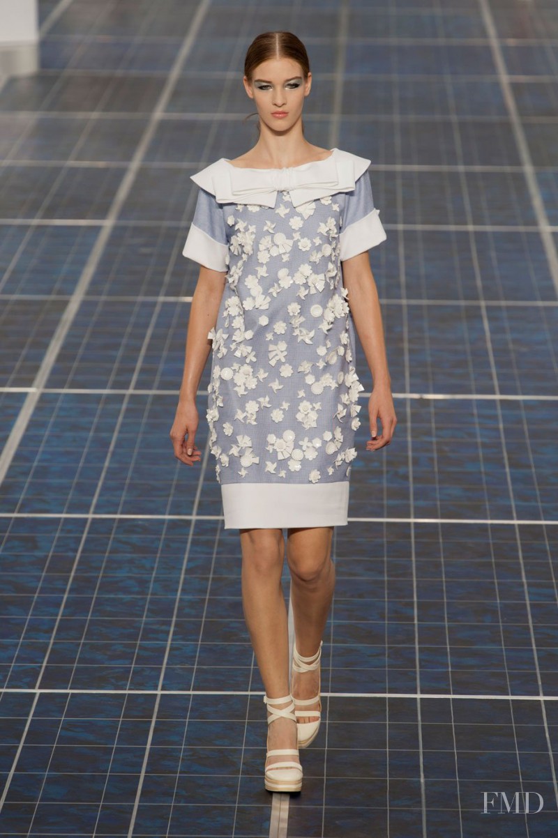 Elena Bartels featured in  the Chanel fashion show for Spring/Summer 2013