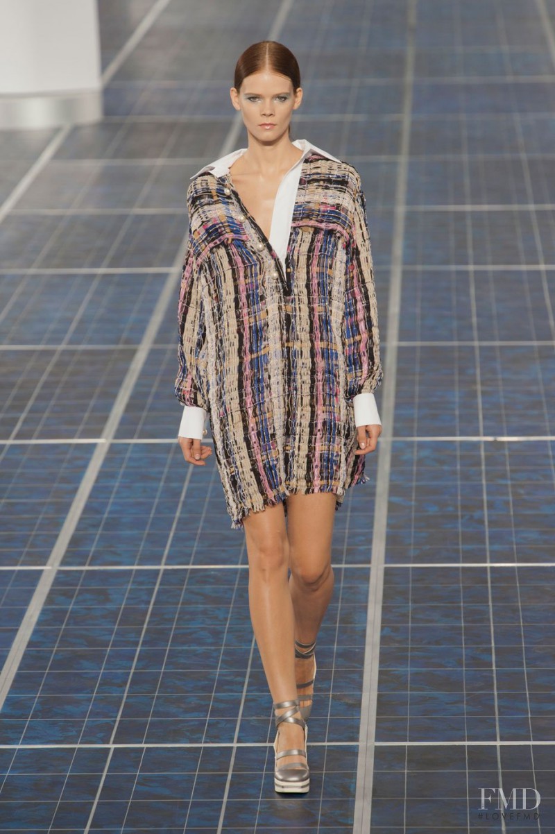 Irina Kravchenko featured in  the Chanel fashion show for Spring/Summer 2013
