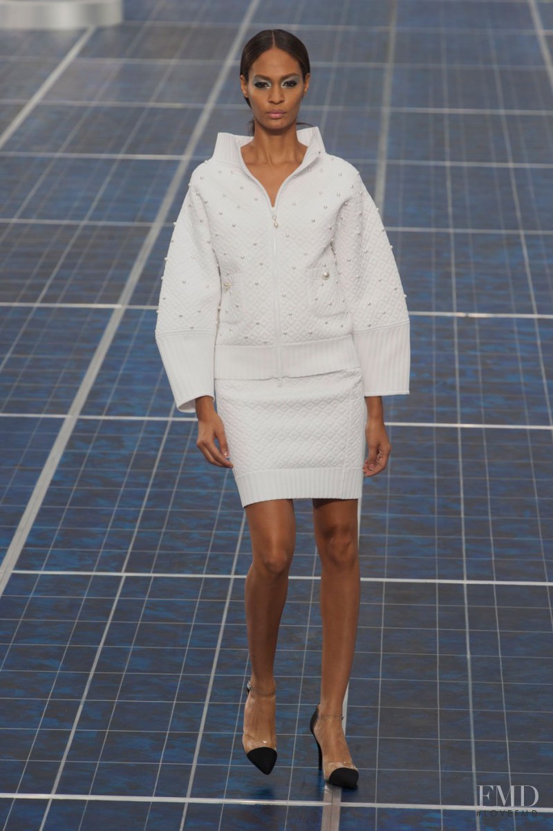 Joan Smalls featured in  the Chanel fashion show for Spring/Summer 2013