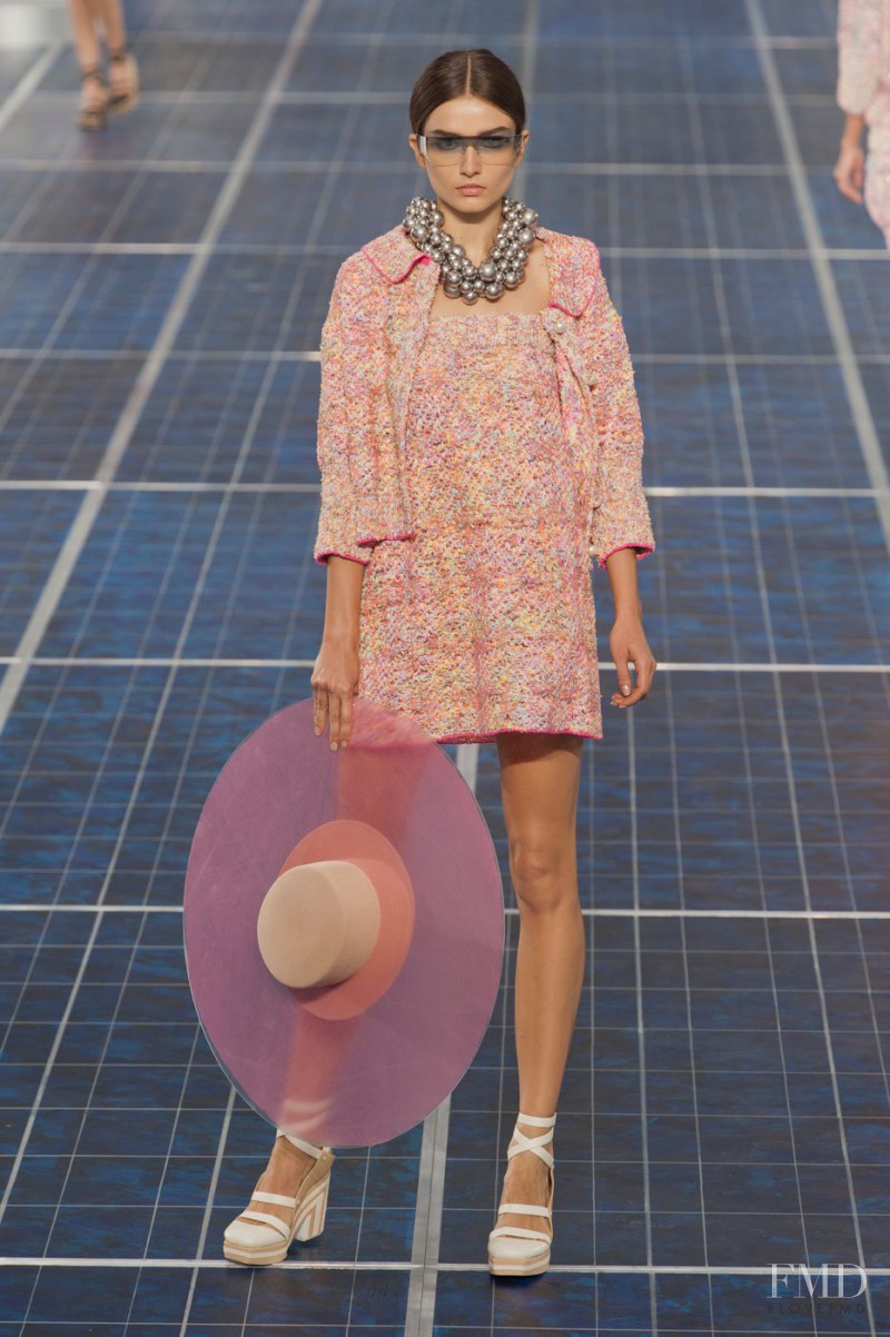 Andreea Diaconu featured in  the Chanel fashion show for Spring/Summer 2013