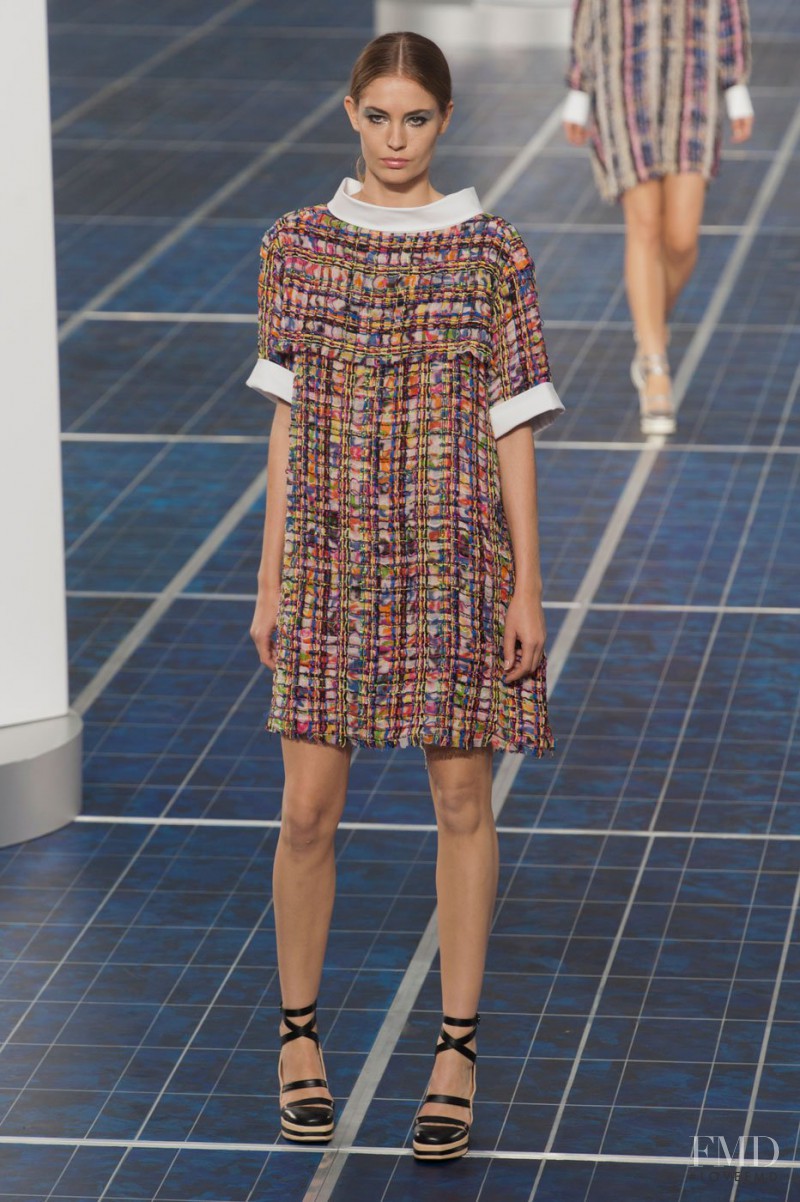 Nadja Bender featured in  the Chanel fashion show for Spring/Summer 2013
