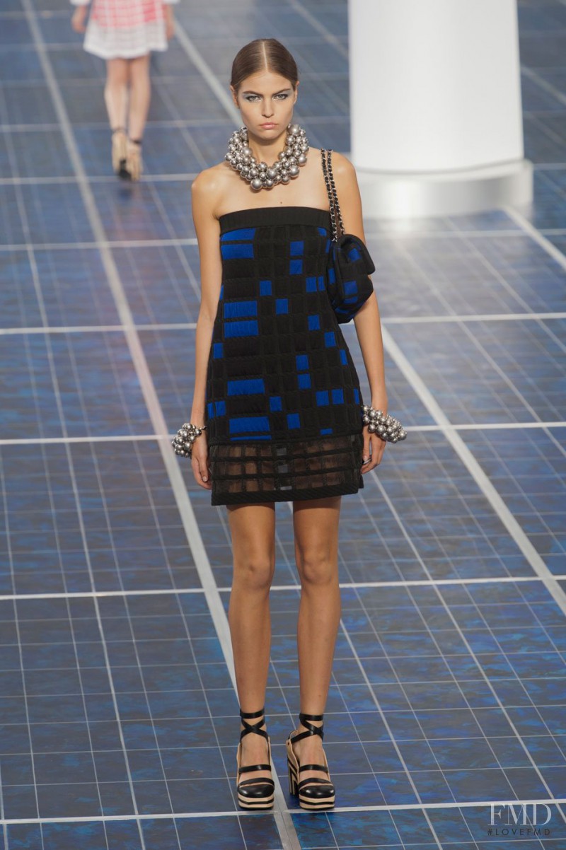 Lin Kjerulf featured in  the Chanel fashion show for Spring/Summer 2013