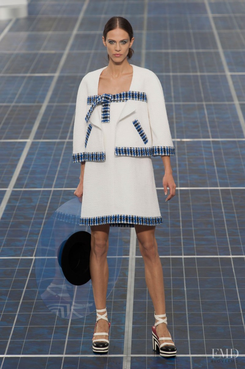 Aymeline Valade featured in  the Chanel fashion show for Spring/Summer 2013