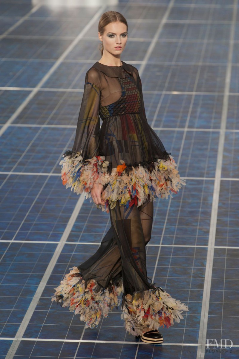 Agne Konciute featured in  the Chanel fashion show for Spring/Summer 2013