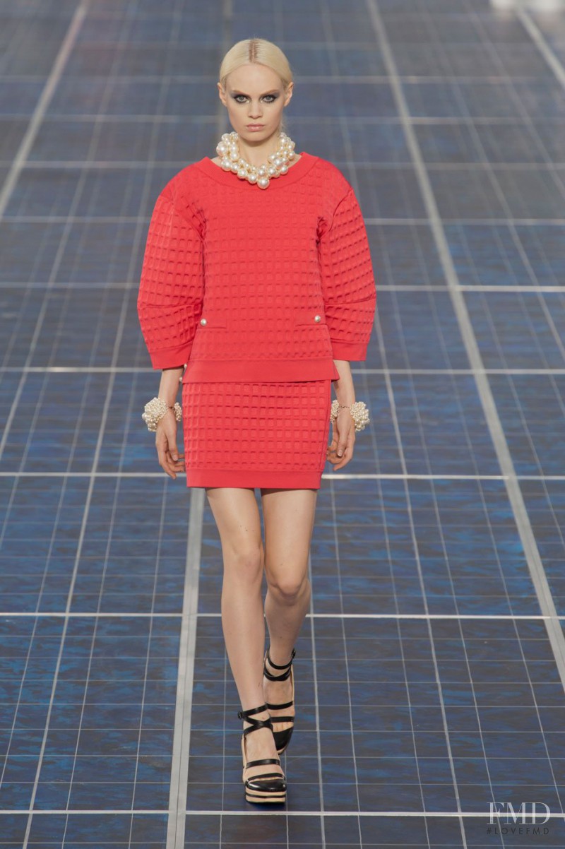 Steffi Soede featured in  the Chanel fashion show for Spring/Summer 2013
