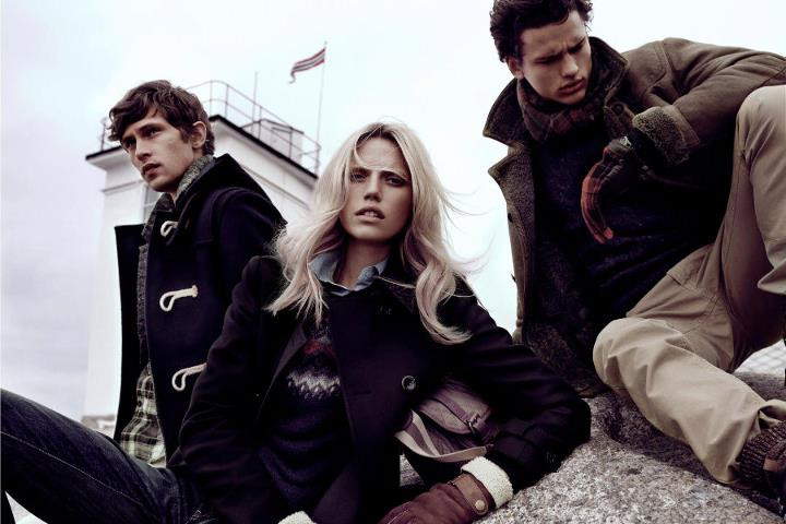Cato van Ee featured in  the Massimo Dutti Sport advertisement for Fall 2011