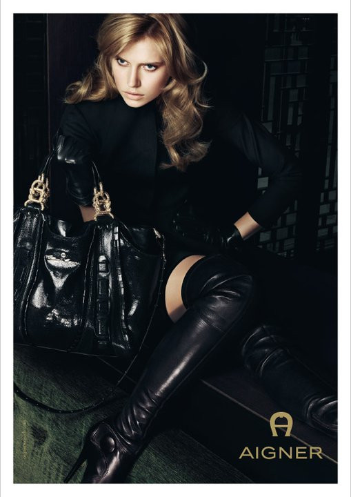 Cato van Ee featured in  the Aigner advertisement for Autumn/Winter 2010