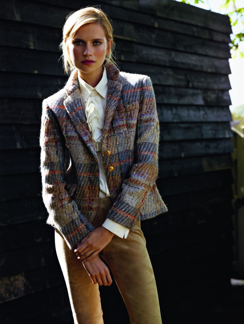 Cato van Ee featured in  the Scapa advertisement for Autumn/Winter 2012