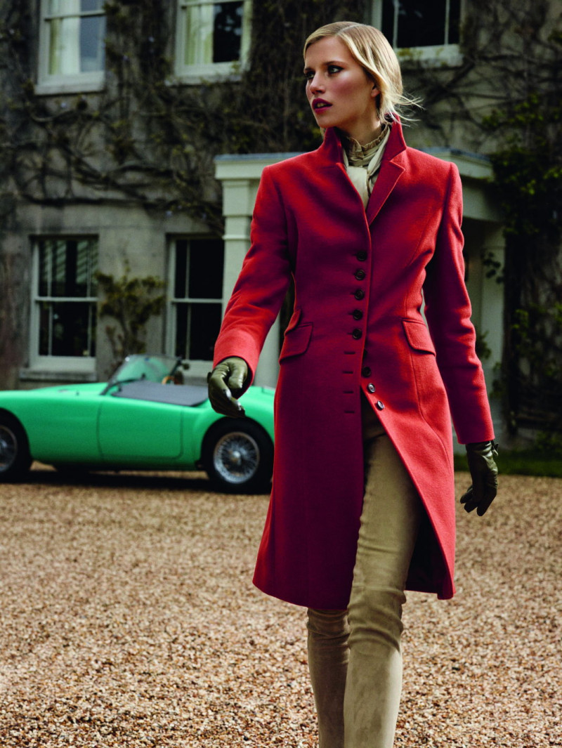 Cato van Ee featured in  the Scapa advertisement for Autumn/Winter 2012