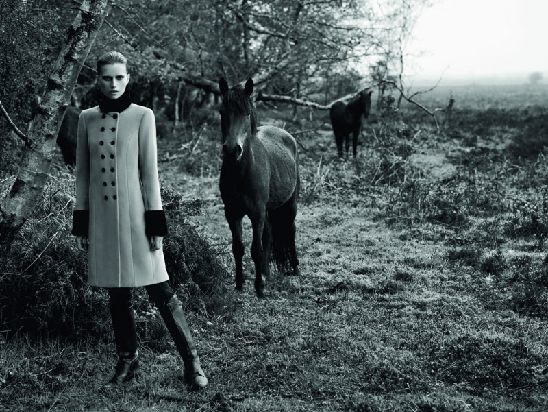 Cato van Ee featured in  the Scapa advertisement for Autumn/Winter 2012