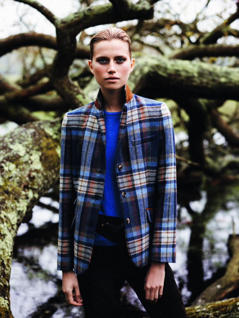 Cato van Ee featured in  the Scapa advertisement for Autumn/Winter 2012