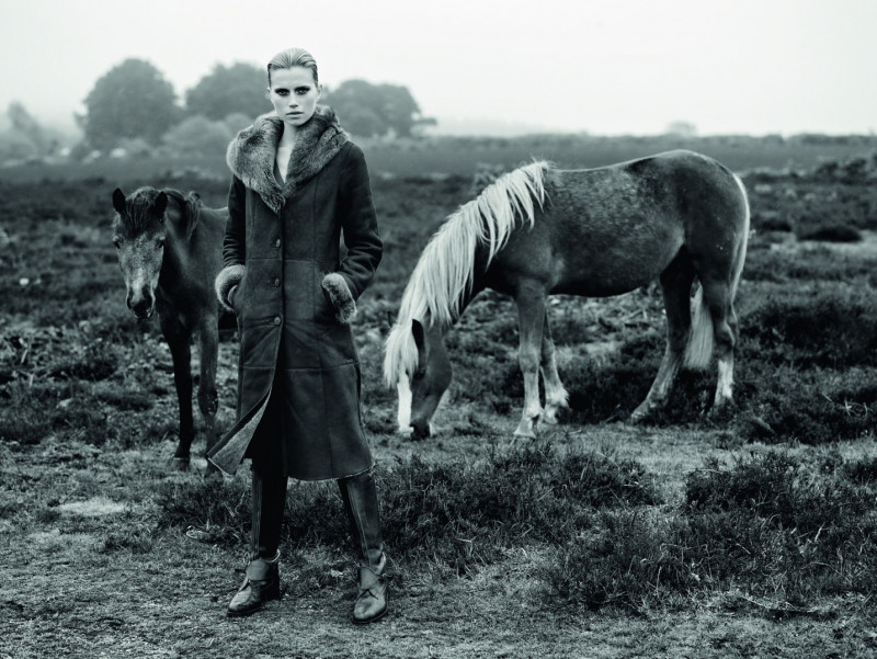 Cato van Ee featured in  the Scapa advertisement for Autumn/Winter 2012
