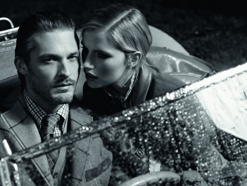 Cato van Ee featured in  the Scapa advertisement for Autumn/Winter 2012