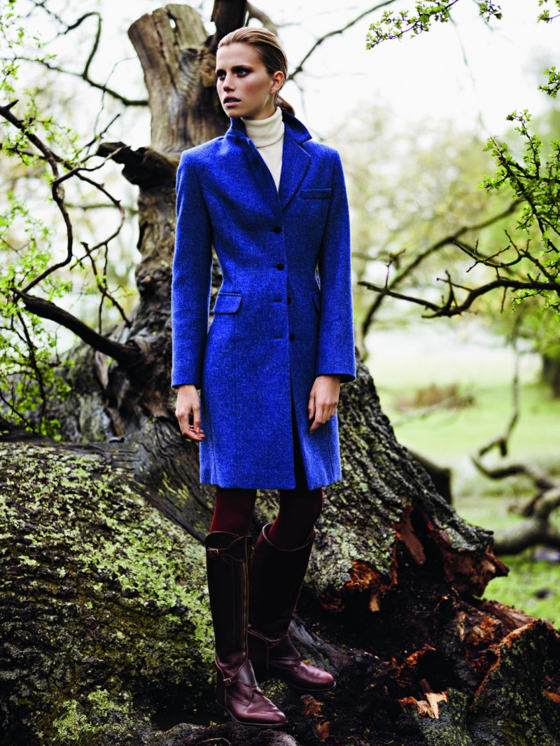Cato van Ee featured in  the Scapa advertisement for Autumn/Winter 2012