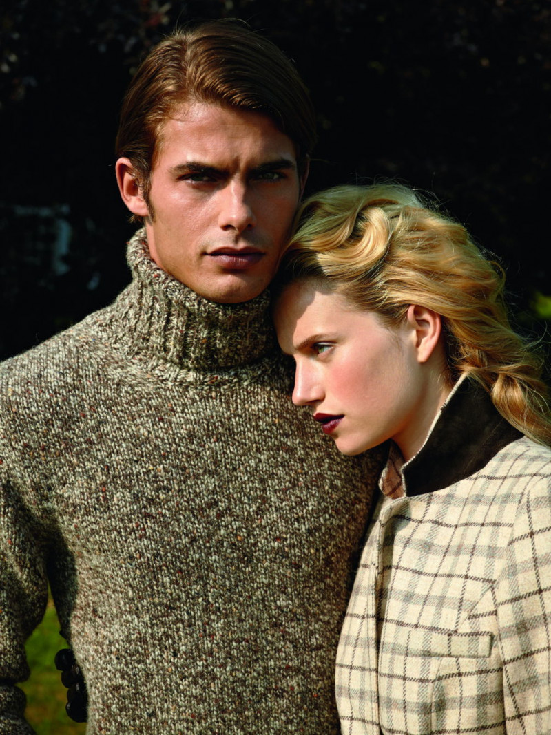 Cato van Ee featured in  the Scapa advertisement for Autumn/Winter 2011