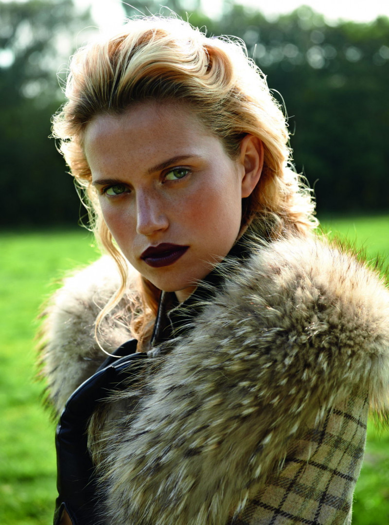 Cato van Ee featured in  the Scapa advertisement for Autumn/Winter 2011