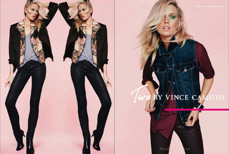 Cato van Ee featured in  the Vince Camuto advertisement for Autumn/Winter 2013