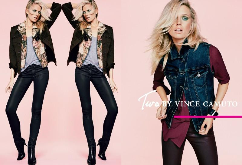 Cato van Ee featured in  the Vince Camuto advertisement for Autumn/Winter 2013