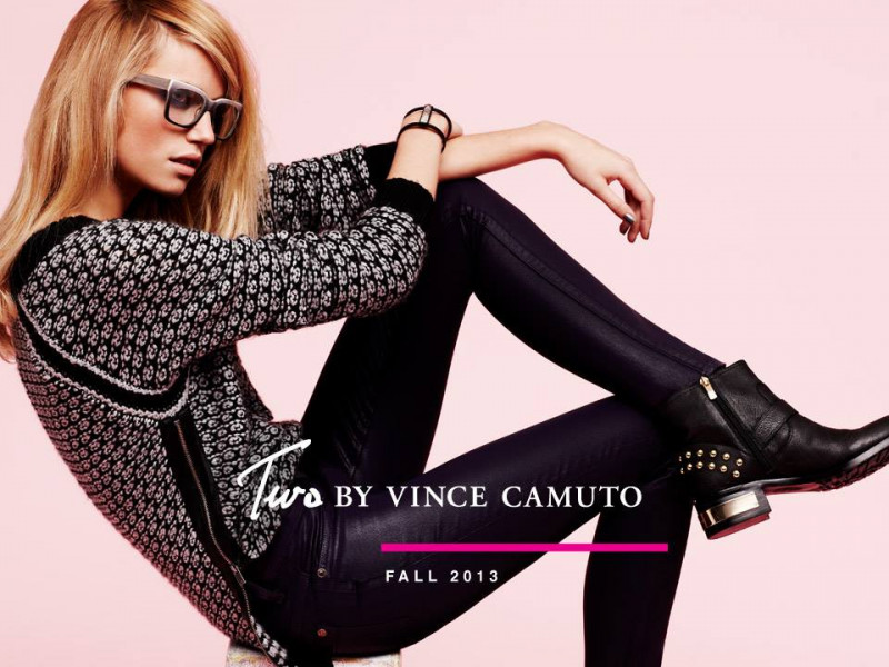 Cato van Ee featured in  the Vince Camuto advertisement for Autumn/Winter 2013