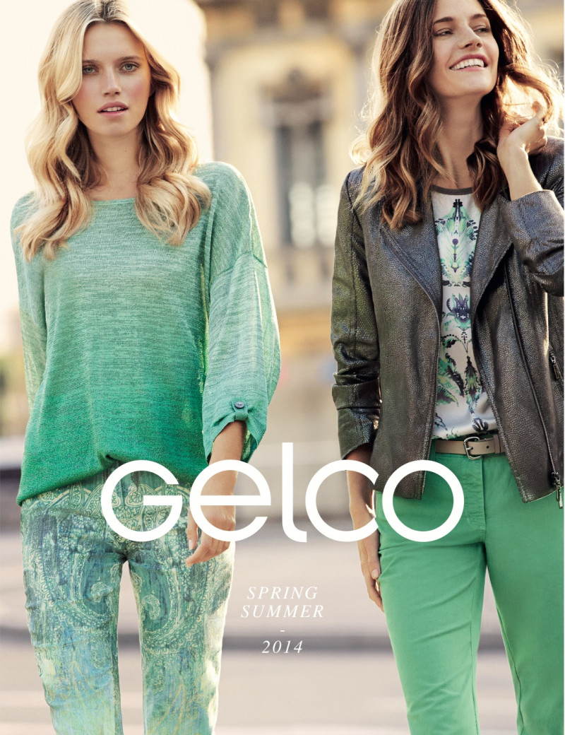 Cato van Ee featured in  the Gelco advertisement for Spring/Summer 2014