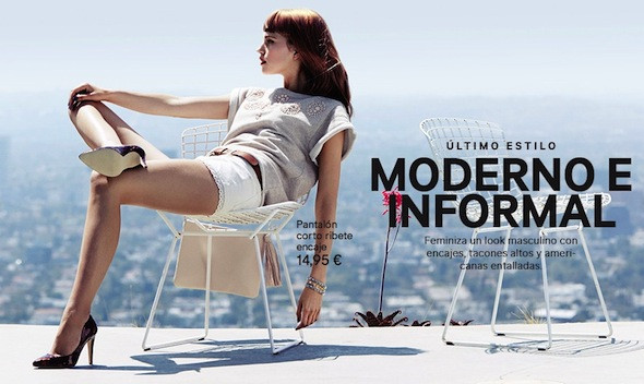 Cato van Ee featured in  the H&M advertisement for Spring 2013