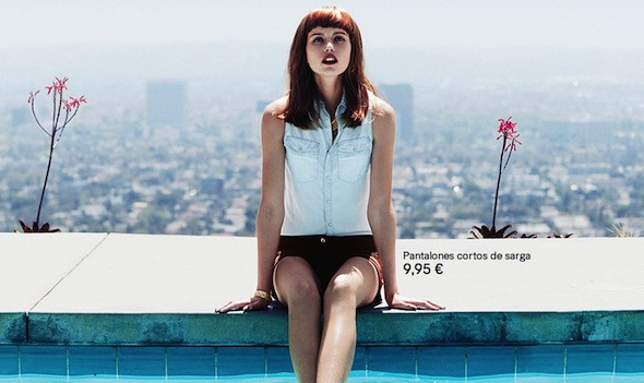 Cato van Ee featured in  the H&M advertisement for Spring 2013