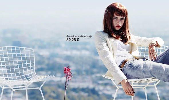 Cato van Ee featured in  the H&M advertisement for Spring 2013