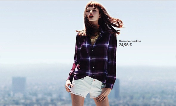 Cato van Ee featured in  the H&M advertisement for Spring 2013