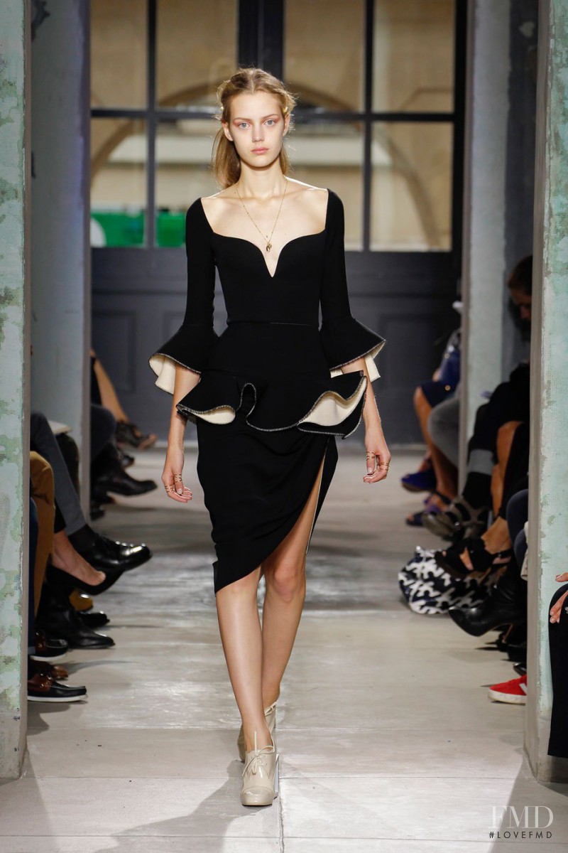 Esther Heesch featured in  the Balenciaga fashion show for Spring/Summer 2013