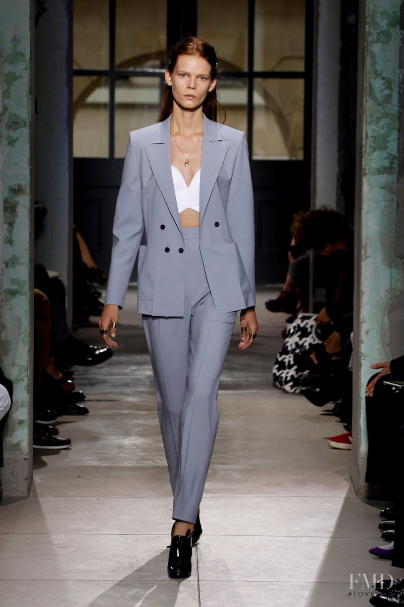 Irina Kravchenko featured in  the Balenciaga fashion show for Spring/Summer 2013