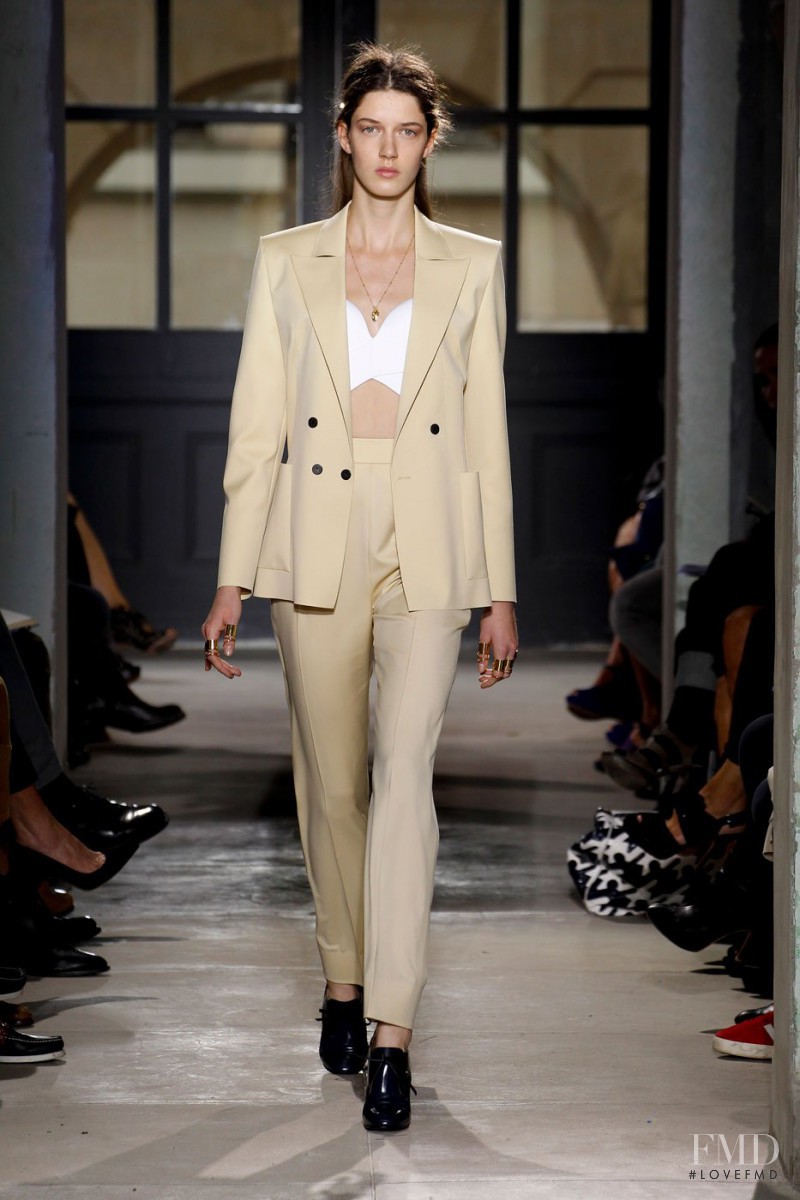 Josephine van Delden featured in  the Balenciaga fashion show for Spring/Summer 2013