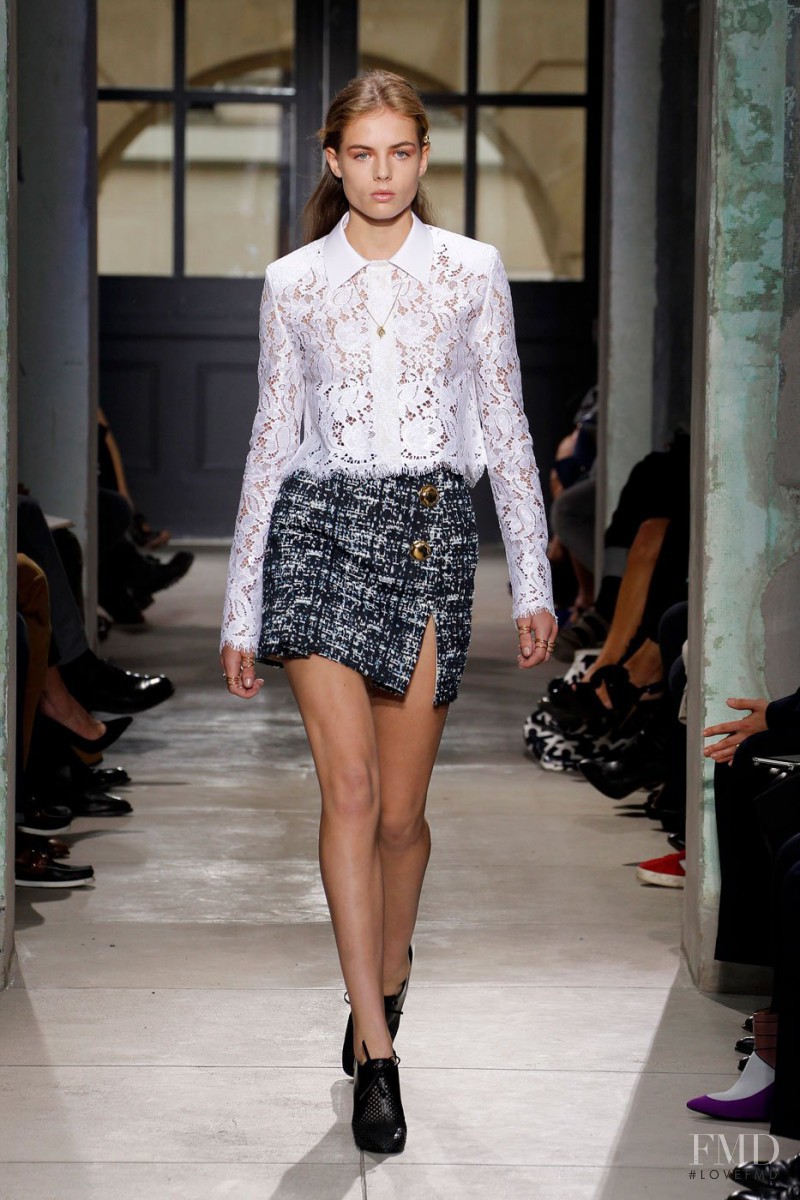Rosie Tapner featured in  the Balenciaga fashion show for Spring/Summer 2013