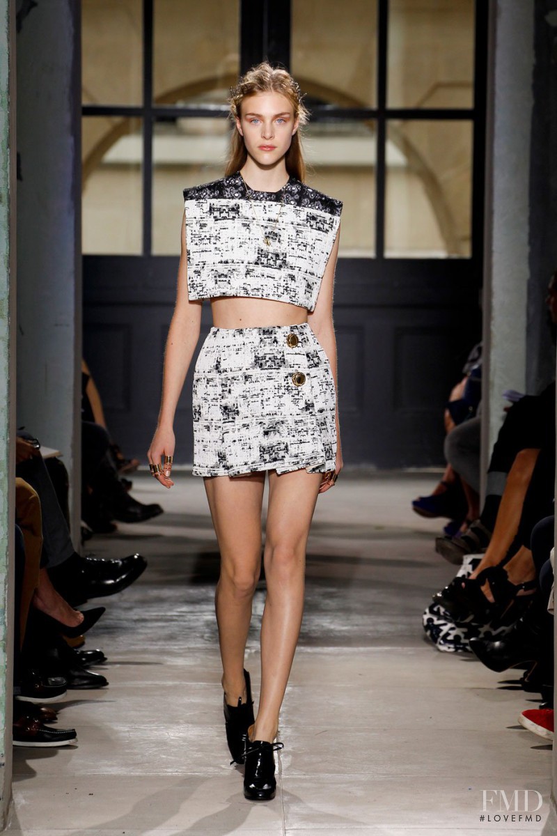 Hedvig Palm featured in  the Balenciaga fashion show for Spring/Summer 2013