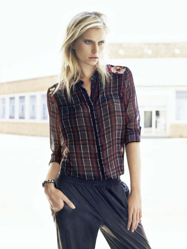 Cato van Ee featured in  the Mango lookbook for Pre-Fall 2013