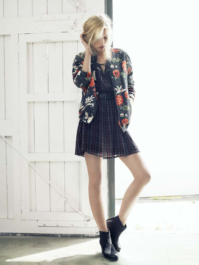 Cato van Ee featured in  the Mango lookbook for Pre-Fall 2013